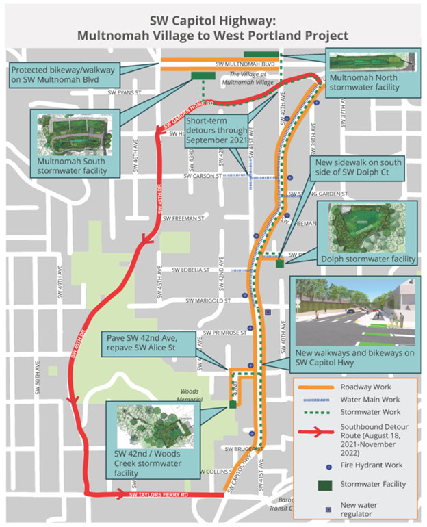 Map - Capitol Hwy Project